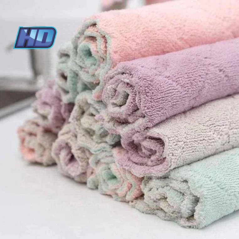 Set 10 khăn lau bếp lau tay nhà bếp siêu mềm thấm hút cực tốt tái sử dụng size 12,5x20cm