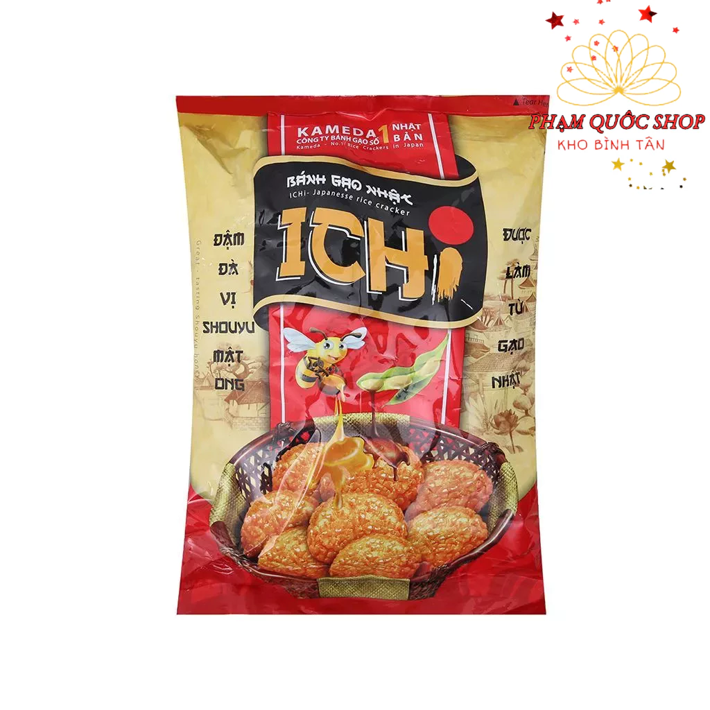 COMBO 7 BỊCH Bánh gạo Nhật vị Shouyu mật ong Ichi gói 100g