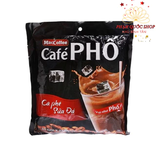 BỊCH 30 GÓI Cà phê sữa đá MacCoffee Café Phố 720g