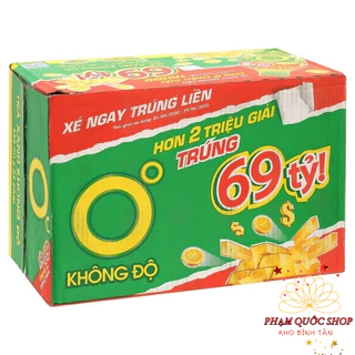 Thùng 24 chai Trà Xanh Không Độ vị chanh 455ml