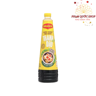 [CÓ SỈ THÙNG] Nước tương đậu nành Maggi thanh dịu chai 700ml