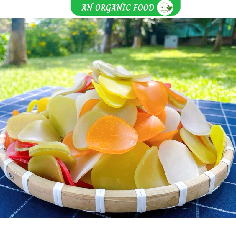 Bánh phồng tôm rau củ cao cấp Sa Đéc 500gr,  bánh phồng tôm rau củ heathy,AN Organic