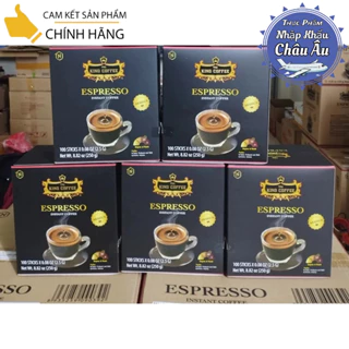 (Date:07/03/2026) Cà Phê Hoà Tan King Coffee Espresso Instant Box 100 Sticks * 2.5g