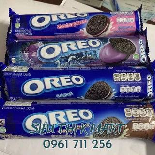 Bánh Quy Kem Oreo Nhân Kem Socola 119.6g