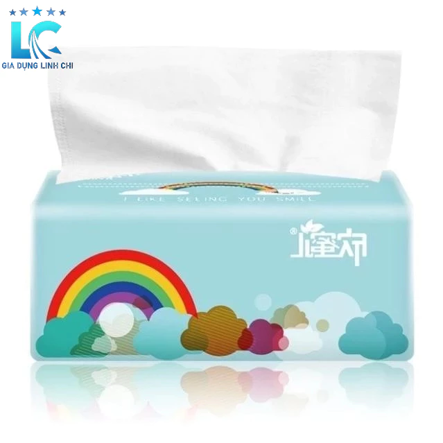 Giấy rút ,giấy ăn cầu vồng XINMIER siêu dai , siêu mềm,mịn