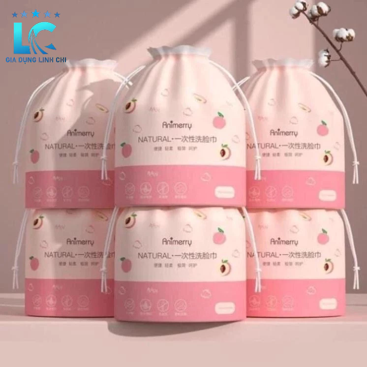 Khăn lau mặt khô đa năng Animerry dùng 1 lần - Tiện dụng, an toàn, siêu mềm mại