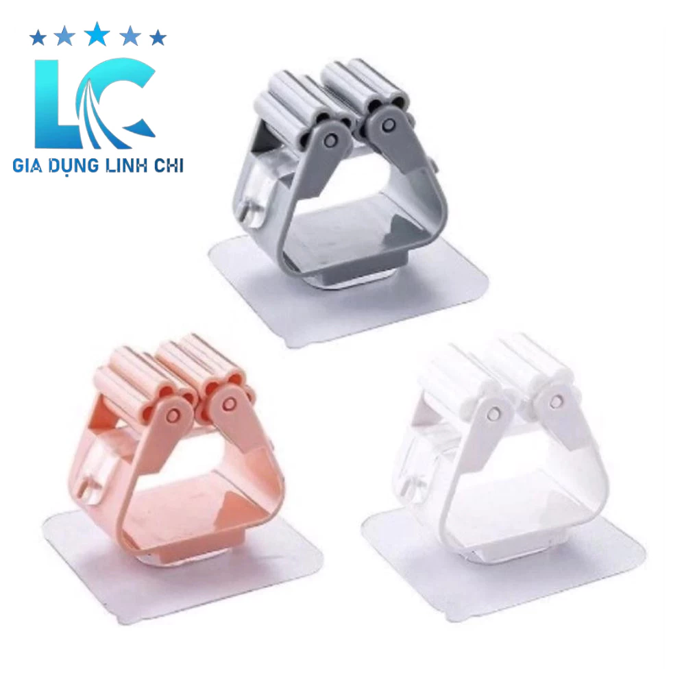 Kẹp treo dụng cụ vệ sinh và chổi lau nhà, kẹp treo đồ gia dụng dán tường đa năng