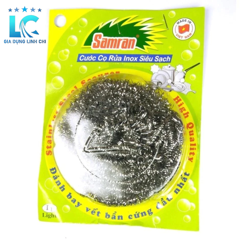 miếng cước cọ xoong nồi inox siêu sạch hình tròn