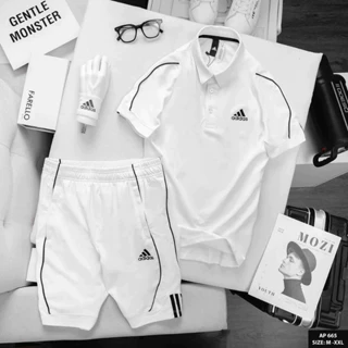 Bộ thể thao Adidas hàng cao cấp chất vải thun lạnh siêu nét cực đẹp mẫu new 2024 Bộ hè nam cao cấp