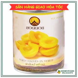 Đào ngâm Thái Lan Boddob YotDoi / Dedu 820g