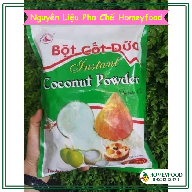 Combo 10 gói Bột cốt dừa không đường  (50g/gói). Thơm ngon