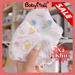 Khẩu trang mèo cho bé từ 6m+ set 10c