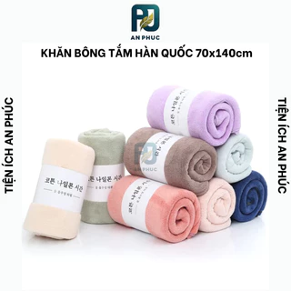 Khăn Tắm Xuất Hàn Quốc Cao Cấp, Size Lớn 70x140cm - Siêu Mềm Mịn, Siêu Bền - T978