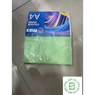 Giấy bìa màu xanh lá A5 định lượng 180gsm - 100 tờ, bìa thái a5 xanh lá, bìa màu xanh lá a5, bìa màu A5 xanh lá