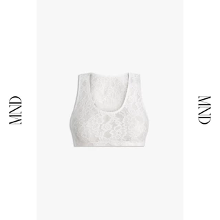 MACHNHADUONG - Áo croptop ren màu trắng - ROCHA TOP WHITE