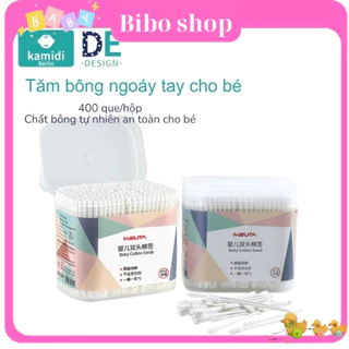 Tăm Bông Trẻ Em MISUTA ( Hộp 400 chiếc)