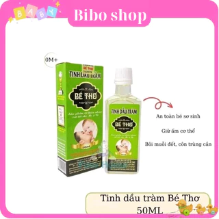 Tinh Dầu Tràm Huế Cho Bé Nguyên Chất Bé Thơ 50ml. Lá Tràm Gió