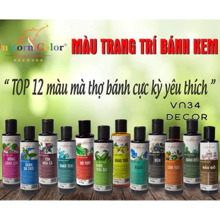 Màu Nước thực phẩm Đồng Tiến - Trang trí bánh kem, trang trí bánh Gato