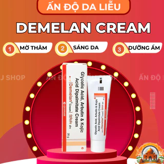 [Chính Hãng] Kem Demelan Cream (20g) - 10% AHA, 5% Arbutin dưỡng trắng sáng da, giảm mờ thâm nám. II India Skincare