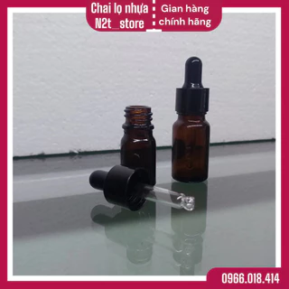 Lọ serum, chai chiết serum 5ml/10ml chất liệu thủy tinh, đựng chiết serum, tinh dầu ( combo 10 lọ)