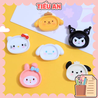 Charm (C143) slime/ Dụng Cụ Charm Trang Trí [Ko Keo & Nút] Hình Bé Thú Dễ Thương (2x3cm)