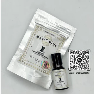 (Mẫu mới) Keo Magic Nhật Trắng  1-2s ,keo nối mi tốc độ khô nhanh ít cay chai 5ml- ĐỨC EYELASH