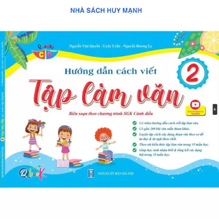 Sách - Hướng Dẫn Cách Viết Tập Làm Văn Lớp 2 - Cánh Diều HM BOOK