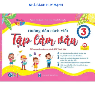 Sách - Hướng Dẫn Cách Viết Tập Làm Văn Lớp 3 - Cánh Diều HM BOOK