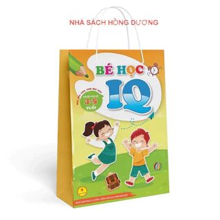 Sách - Bộ tô màu - Bé học IQ 4-5 tuổi ( 8 quyển ) HM BOOK