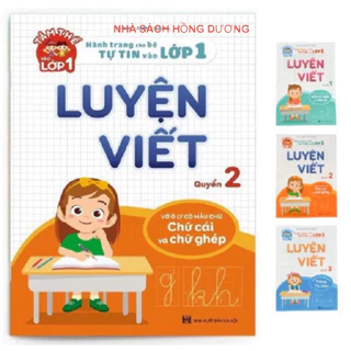 Sách - Bộ 3 luyện viết - Hành trang cho bé tự tin vào lớp 1 HM BOOK