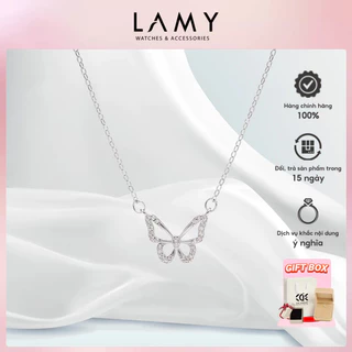 Dây chuyền bạc CDE Shiny Butterfly Silver Necklace CDE6099