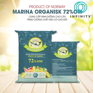 PHÂN BÓN HỮU CƠ ĐẠM CÁ HỒI Marina Organisk 72%OM nhập khẩu từ Nauy Bao 25KG Giá tốt