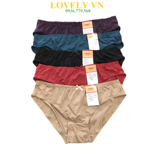 Combo 10 quần lót nữ thun lạnh hàng cty Lovely VNXK size 50-70kg