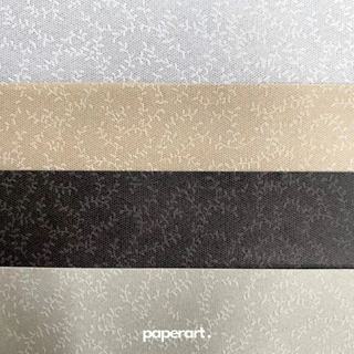 Paperart - Set 4 tờ giấy mỹ thuật kiểu in dập nổi hoa nhí nền lưới màu thanh lịch trang trí sổ tay journal handmade