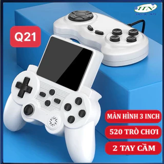 Máy Chơi Game 4 Nút 520 Trò Chơi Vui Nhộn Kết Nối Được Với TV, Kết Nối Tay Cầm Chơi 2 Người