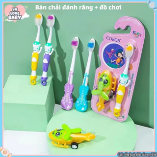 Bộ đồ chơi bàn chải đánh răng lông mềm mới dành cho trẻ em Bàn chải đánh răng dành cho trẻ em