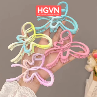 Kẹp tóc hình bướm màu gradient cao cấp nữ HGVN Cào tóc cá mập kẹp sau đầu hàn quốc size 10cm thanh lịch cho nữ