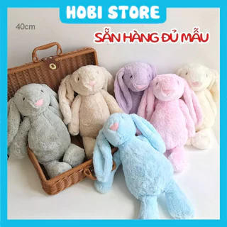 Jellycat gấu bông Pamela cho bé sơ sinh ôm ngủ mềm mịn không xù gấu ghiền quà tặng cho bé cute dễ thương đáng yêu - Hobi