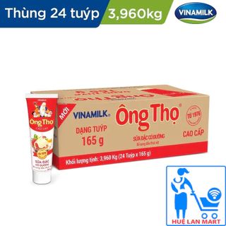 1 Thùng 24 Tuýp Sữa đặc có đường ông thọ 165g