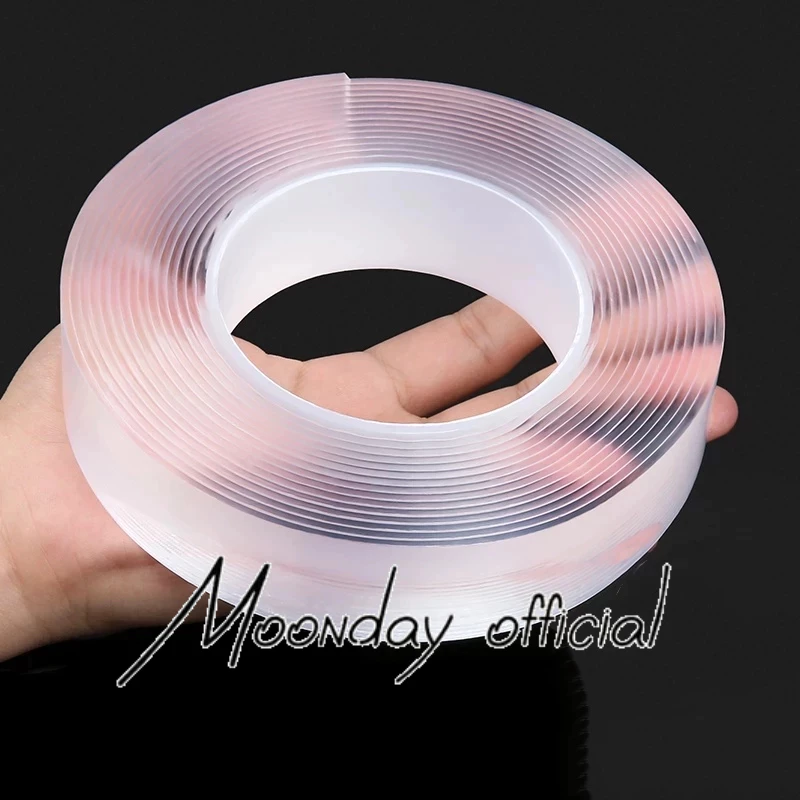 Băng dính 2 mặt - Băng kẹp 2 mặt  nano chống nước siêu dính trên mọi bề mặt
