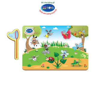 Đồ chơi gỗ Vợt côn trùng | Winwintoys 69362 | Rèn luyện tính kiên nhẫn và khéo léo