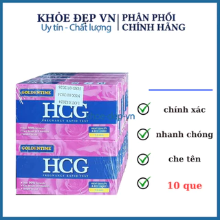 COMBO 10 Que thử thai HCG nhanh chóng , tiện lợi, chính xác 10 que (che tên khi giao hàng)