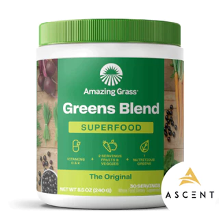 Bột rau củ hữu cơ Greens Blend Superfood ''Amazing Grass'' : 30 lần dùng