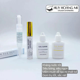 (Loại 1) Gel vuốt trụ Duo, Super, Hàn_Kháng nước tốt_Bắt trụ, vuốt trụ_Dụng cụ nối mi_Huy Hoàng Mi