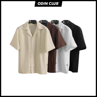 Áo Sơ mi cộc tay Marvis Odin Club, Áo sơmi nam ngắn tay form rộng, Local Brand ODIN CLUB