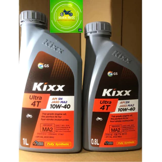 [siêu rẻ][CHÍNH HÃNG ] Dầu Nhớt xe số Kixx Ultra 10w40 4T Fully Synthetic tổng hợp nhập khẩu