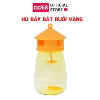 Lồng bẫy ruồi vàng 1lít bắt côn trùng - Bình bẫy ruồi vàng hại mướp, rau củ quả, cây ăn trái