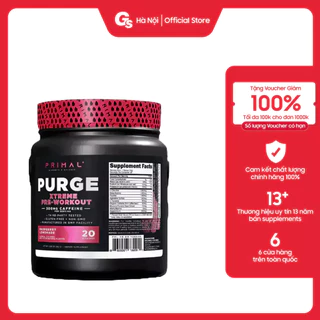 Bột Primal Purge Xtreme Pre Workout, 20 Servings (360 Gams) nhập khẩu Mỹ - Gymstore