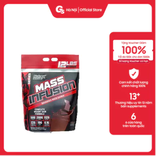 Sữa tăng cân Nutrex Mass Infusion, 12 Lbs (5.45 Kg) nhập khẩu Mỹ - Gymstore tăng cân, tăng cơ nhanh