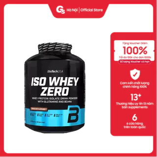 Sữa tăng cơ Biotech USA ISO Zero 5LBS, 90 lần dùng